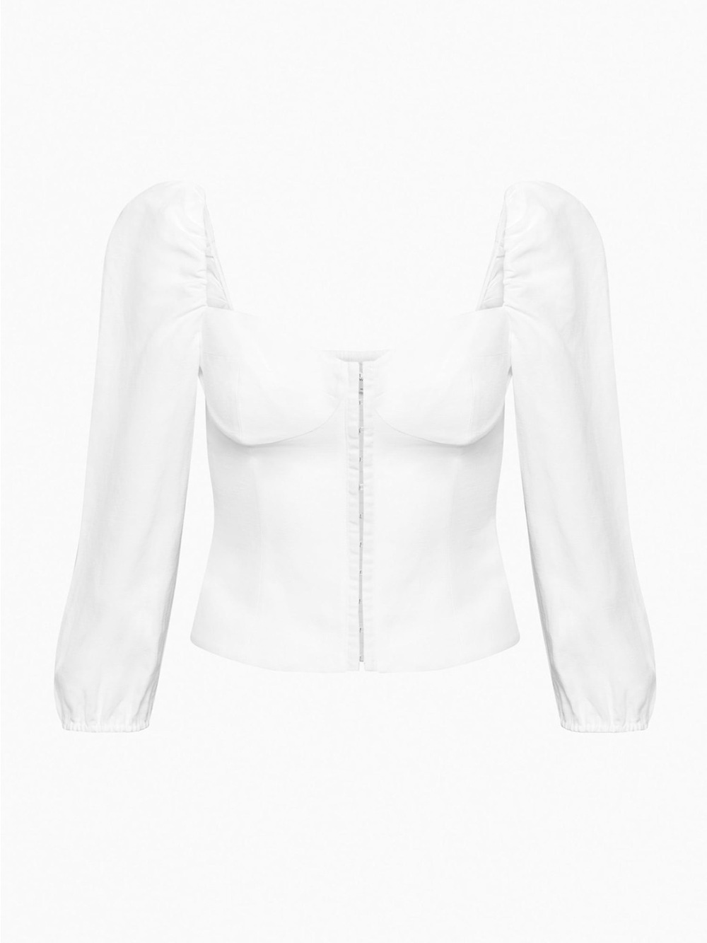 Wilfred Aritzia muse linen blouse top with square neck